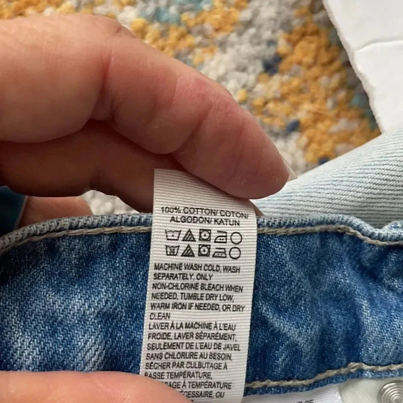 Lucky Brand jeans, Sienna slim boyfriend, Distressed, embroidered flowers, size0 - Picture 13 of 13